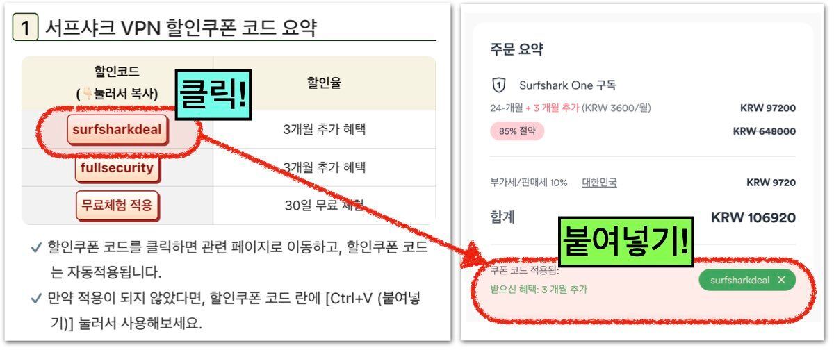 서프샤크 VPN 할인쿠폰 코드 사용 방법 e1738843480791